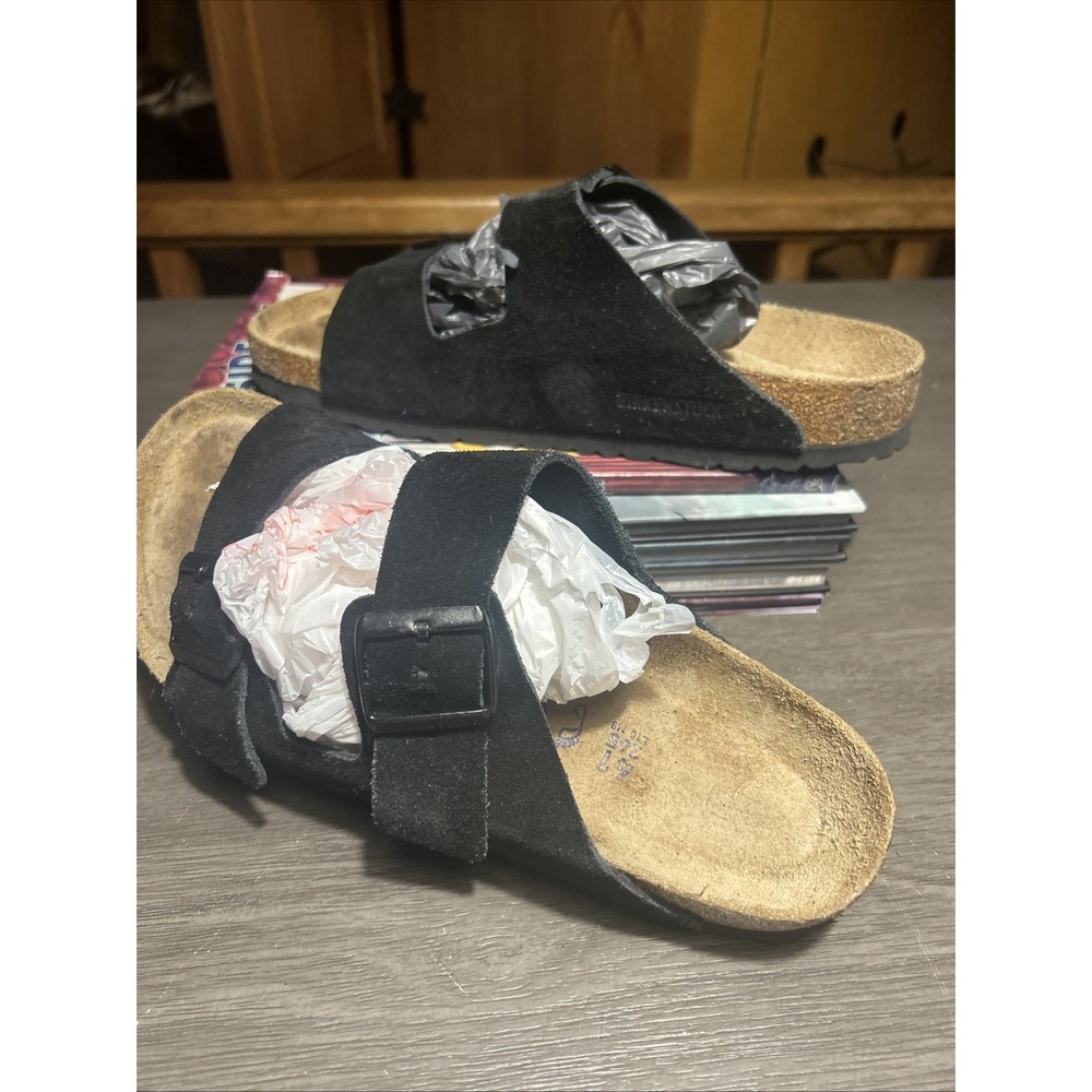 Birkenstock Arizona's Suede Straps Men's Size 8 Ladies Size 10 Reg Width V NICE
